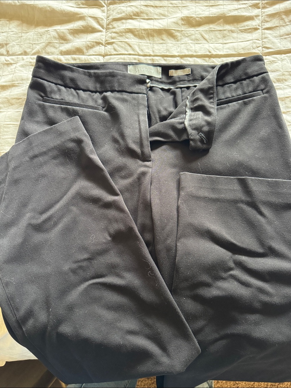 Liz Claiborne Black Womens Dress Trousers - Straight Leg